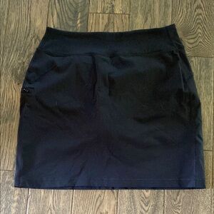Black Knit Skort